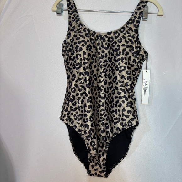 Nicole Miller Studio Cheetah Print Print Swimsuit - Picture 1 of 6